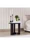 Itami End Table Marble - Black White