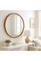 Errapel Round Wall Mirror Dia 80cm - Natural