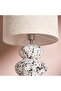Denver E27 Ceramic Table Lamp 36x61cm - White/black - 4