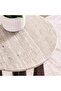 Prisien End Table Marble - Beige Walnut - 2