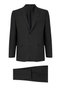 Black Regular Pointed Collar 6 Drop Suit