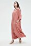 3/4 Sleeve Maxi Dress with Collar