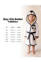 Lonely Hero ™   Children's Bathrobe Natural Cotton - 2