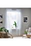 TERESIA Sheer curtains, 1 pair, white/with rod pocket, 145 x 300 cm - 3