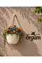 Artificial Flower Pot Decorative Wall Basket 12X10 cm Plant Not Included