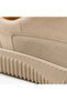 Selective Beige Leather Men's Shoes - Easy-To-Clean Smart Casual Premium Sneaker Kb X516 - 6