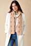 Cannage Patterned Knitwear Scarf