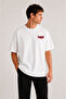 Unisex Stüssy Apple Printed Oversize 100% Cotton Wide Cut Textured Crew Neck T-Shirt Rf0664 - 4