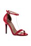 Red Women's Heeled Shoes B922112609 - 6