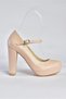 Ten Platform Heeled Women's Evening Dress Shoes M348007209 - 5