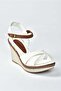 White Women's Wedge Heeled Shoes 9674040209 - 3