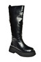 R610067009 Black Thick Soled Boots - 3