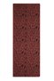 Burgundy Spring Pattern Twill Silk Shawl - 3