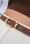Gold Buckle Bridge Women's Belt, Jacket Belt, Trouser Belt, Dress Belt