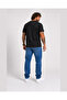 Big Size Men's Crew Neck T-Shirt New Adventures 26129 Black - 4