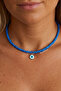 Blue Sand Necklace Glass Charm
