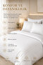 Premium 100% Cotton Satin Oxford Buttoned Double Striped Satin Duvet Cover Set - 5