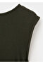 Slim Tricot Dress with Gathered Sides - 5