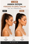 Professional Bun Brush and Crepe Skewer Comb - Curly, Wavy, and Electrically Styled Hair - 2