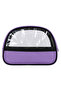Corded Fabric Transparent, Accessories & Makeup Bag - 2