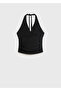 Blouse with Open Back V-Neck - 3