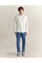Men's White Button-Down Collar Logo Shirt - 3