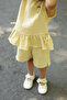 Muslin Ruffle Set Soft Yellow - 5