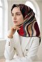 100% Twill نمط أوراق العرقية اللون الأحمر 90x90 زراعة الشكل: وشاح مخيط يدويًا - 2