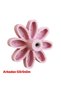 Plastic Smiling Pink Furniture Children's Room Cabinet Door Handle Drawer Handle 5 Pcs - 4