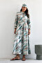 Aura Patterned Dress - Mint - 4