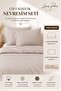 Double Yarn Dyed Cotton Striped Buttoned Duvet Cover Set 200X220 cm +2 Buttoned Pillowcases King Size Brown - 4