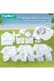 28PCS Newborn Baby Gifts Set, Newborn Layette Gift Set, Baby Clothes Accessories Set for Boys and Girls, Premium Cotton, Perfect Gift Suitcase for Four Seasons - 3