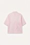 100% Cotton Boxy Fit Embroidered Muslin Short Sleeve Pink Shirt I3102Ax26Hs - 8