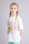 Crew Neck Fruit Print Short Sleeve Printed T-Shirt Girls H6109A826Sm - 3