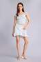 Fitted Floral Textured Tank Top F6404Ax26Sm - 4