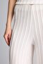 Wide Leg Wrinkled Textured Ecru Trousers F6172Ax25Sm - 6