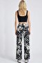 Comfortable Fit High Waist Wide-Leg Viscose Mix Women's Trousers - 2