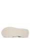 Women's Genuine Leather Beige Flat Sandals - 3