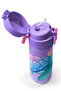 Kids Light Pink Blue Turtle Patterned Steel Thermos with Straw and Direct Drinking 500 ml 31808 - 3
