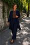 PLUS SIZE CREPE SUIT WITH JACKET AND TROUSERS - 5