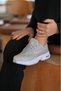 Women's Black White Sneaker Casual Sports Shoes 041-2 - 3