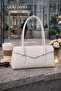 White Women's Baguette Sleeve Bag Si |   White Mt1581 - 4