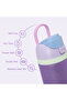 Convertible Bento Lunch Box w/ Glitter Stainless Steel Water Bottle 720ml – Glitter Purple - 7