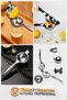 Lemon Squeezer Stainless Steel Heavy Duty Cast Iron and Walnut Cracker - Professional Bartender Type Citrus Hand Press, Manual Solid Fruit Squeezer with Ergonomic Thickened Handle 720784 - 5