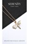 Silvery Wing Zircon Dragonfly Steel Necklace