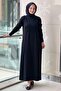 Zigzag Patterned Mercerized Dress - 2