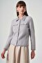 Houndstooth Cardigan 7007 Gray