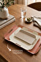 3-Piece Metal Presentation Tray Set - Serving Tray with Handles - for Coffee, Catering, and Decorative Use - 2