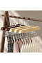 8 Hooks Hanger Multifunctional Wooden Belt Tie Scarf Closet Hanger