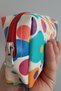 Children's Pencil Case - Colorful Dotted Printed Patterned Faux Leather Pencil Holder - Special Pencil Bag for Kids - 5
